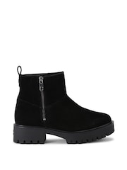 Carvela Limit Faux Fur Black Boots - Image 1 of 4