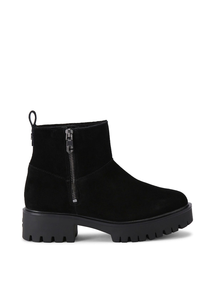 Carvela Limit Faux Fur Black Boots - Image 1 of 4