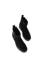 Carvela Limit Faux Fur Black Boots - Image 3 of 4