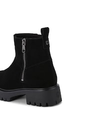 Carvela Limit Faux Fur Black Boots - Image 4 of 4
