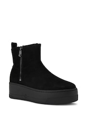 Carvela Connected Zip Chelsea Black Boots - Image 2 of 4