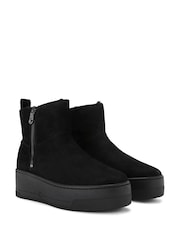Carvela Connected Zip Chelsea Black Boots - Image 3 of 4