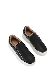 Black - KG Kurt Geiger Lottie Slip On Trainers - Image 3 of 5