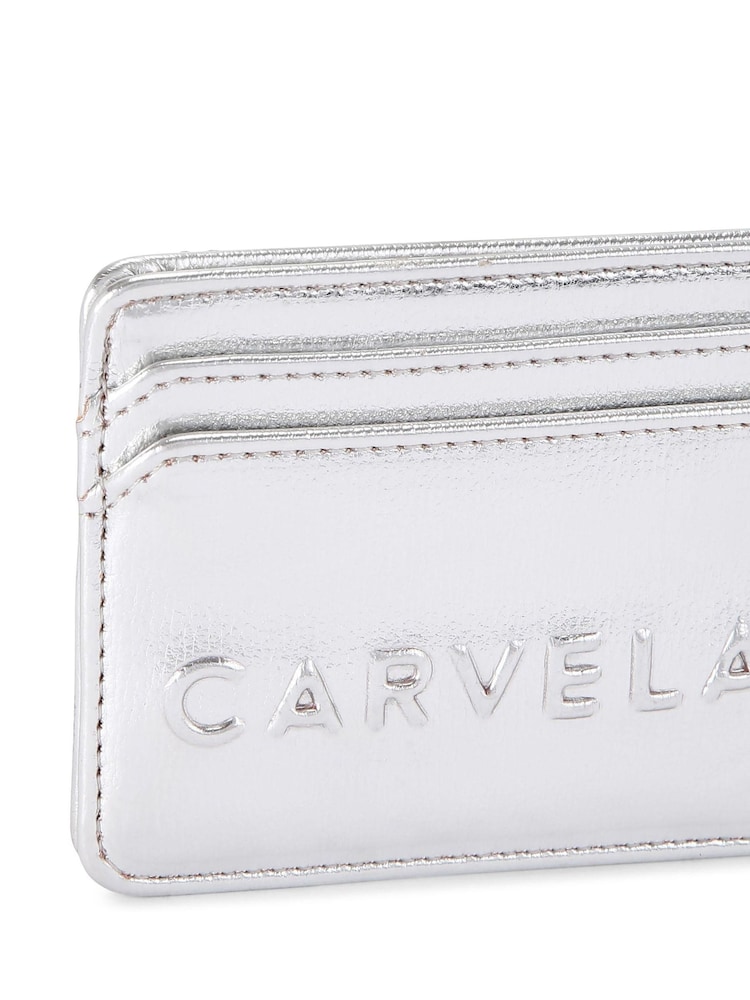 Carvela Silver Chrome Frame Cardholder Purse - Image 4 of 4