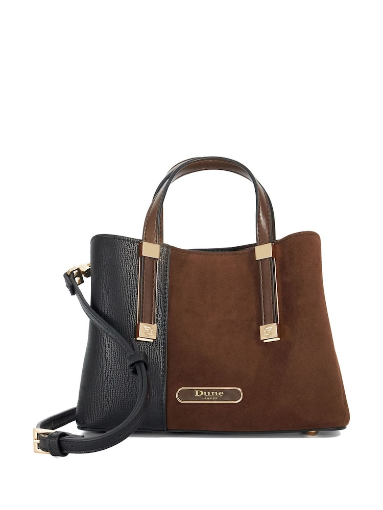 Dune London Brown Dinkydorry Tote Bag - Image 2 of 5