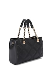 Carvela Black Bloom Triple Mini Tote Bag - Image 3 of 4