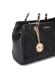 Carvela Black Bloom Triple Mini Tote Bag - Image 4 of 4