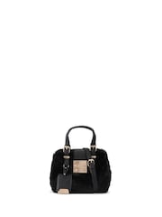Carvela Black Micro Mandy Faux Fur Bag - Image 1 of 4