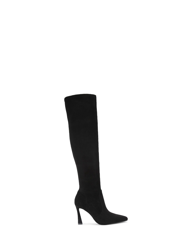 KG Kurt Geiger – Sweetie – Stiefel mit hohem Schaft in Schwarz - Bild 2 von 5 KG Kurt Geiger – Sweetie – Stiefel mit hohem Schaft in Schwarz - Bild 2 von 5