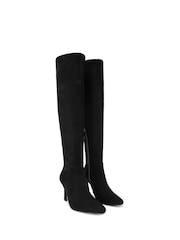 KG Kurt Geiger – Sweetie – Stiefel mit hohem Schaft in Schwarz - Bild 3 von 5
