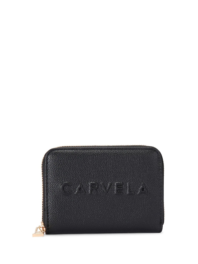 Carvela Frame Mini Black Purse - Image 1 of 4