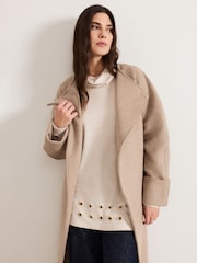 Phase Eight Natural Jennie Oatmeal Eyelet Snuggle Top - Image 6 of 7