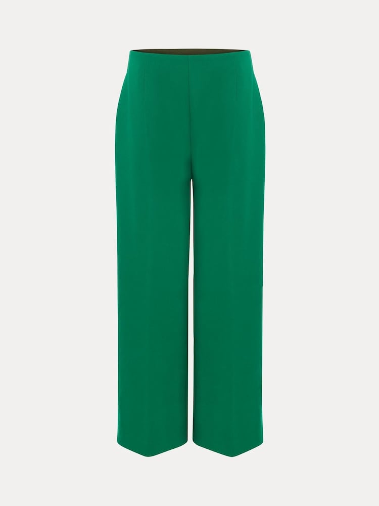 Phase Eight Green Aubrielle Full Length Wide Leg Trousers - Image 7 of 7