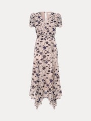 Phase Eight Natural Verity Filcoupe Floral Print Dress - Image 2 of 7