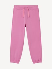 Stella McCartney Kids Pink Strawberry Logo Pocket Detail Joggers - Image 1 of 2