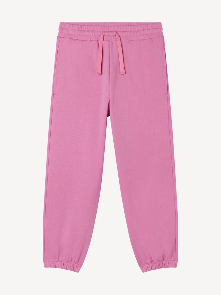 Stella McCartney Kids Pink Strawberry Logo Pocket Detail Joggers - Image 1 of 2 Stella McCartney Kids Pink Strawberry Logo Pocket Detail Joggers - Image 1 of 2
