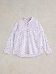 White Stuff White Sophie 100% Organic Cotton Shirt - Image 5 of 6