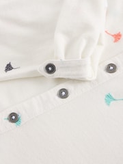 White Stuff White Annie Embroidered Jersey Shirt - Image 6 of 6