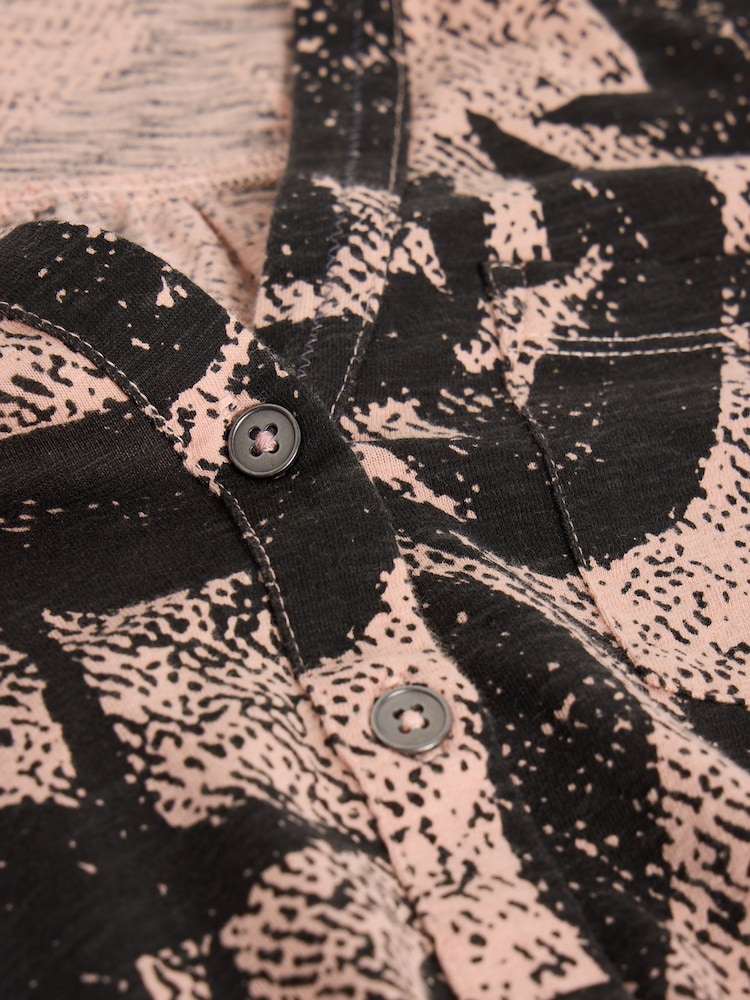White Stuff Pink Annie Longline 100% Cotton Shirt - Image 6 of 6