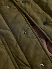 White Stuff Green Tenby Quilted Gilet - Image 7 of 7
