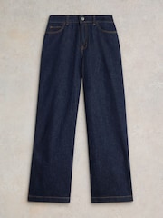 White Stuff Blue Ayla Wide Leg Jean - Image 5 of 6