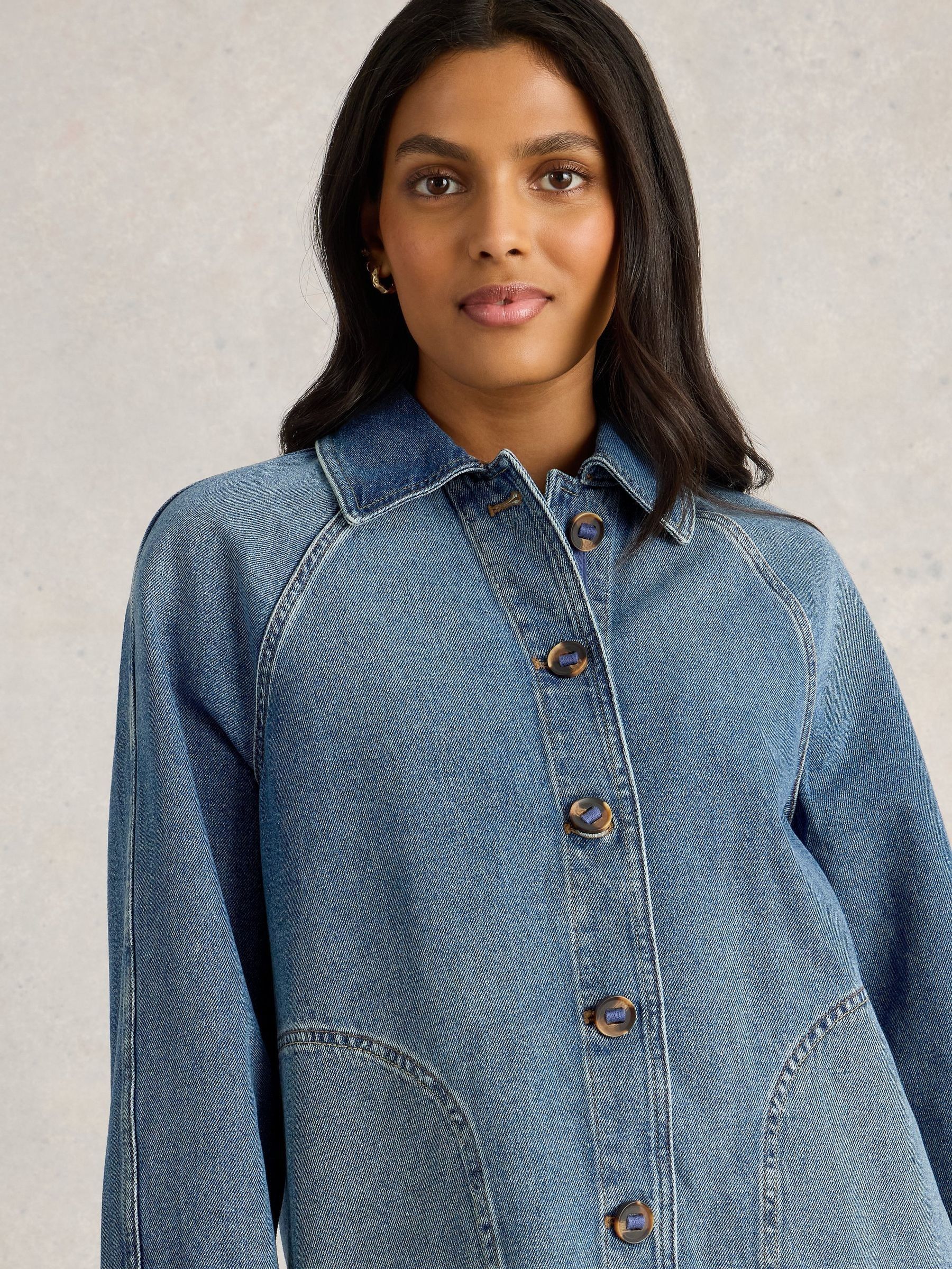 Buy White Stuff Light Blue Eden Denim Jacket from Next USA