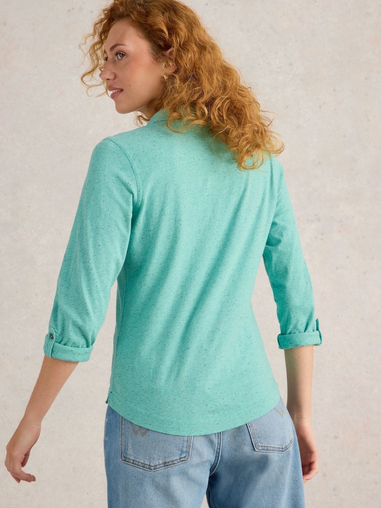 White Stuff Annie Jerseyhemd mit Tasche - Bild 2 von 6