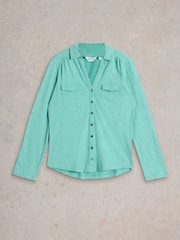 White Stuff Annie Jerseyhemd mit Tasche - Bild 5 von 6
