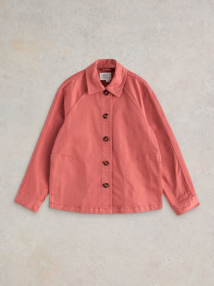 White Stuff Red Eden Denim Jacket - Image 5 of 7