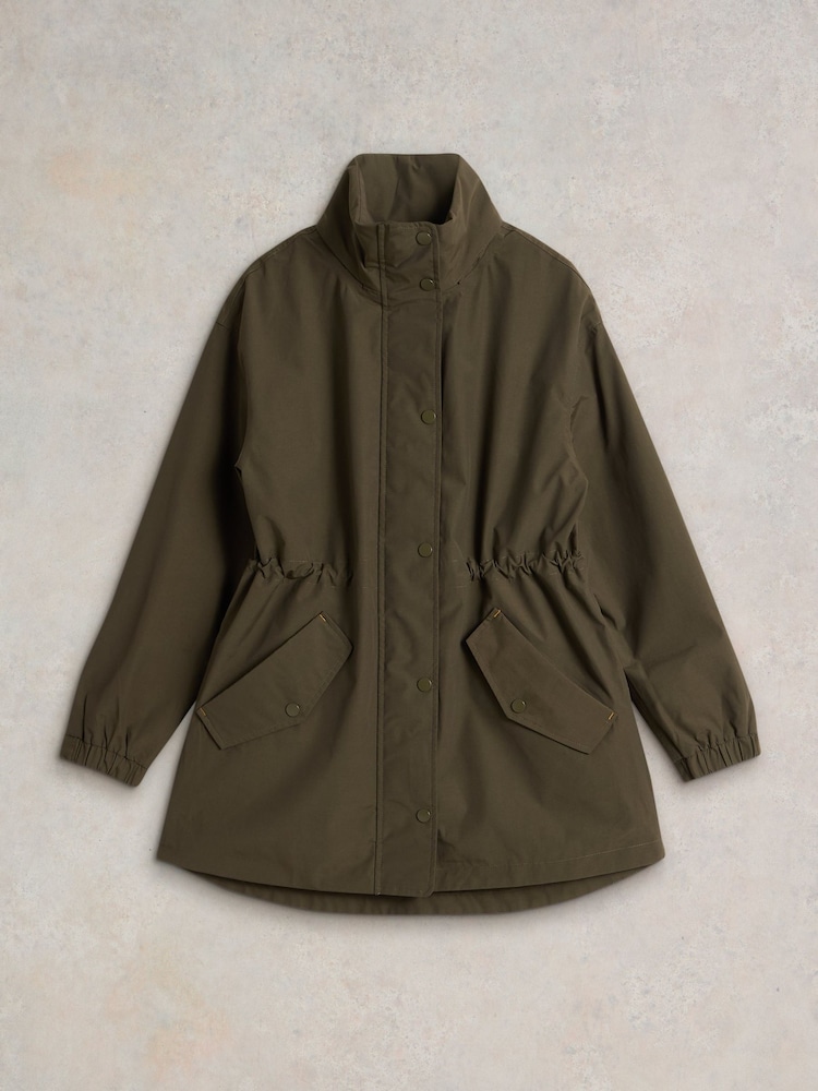 White Stuff Green Lexi Waterproof Coat - Image 5 of 6