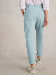 White Stuff Blue Twister Chinos Trousers - Image 2 of 6