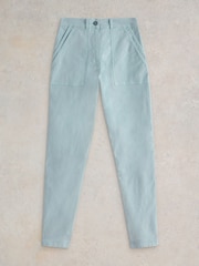 White Stuff Blue Twister Chinos Trousers - Image 5 of 6