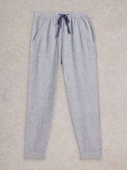 White Stuff Blue Elle Blend Trousers - Image 5 of 6