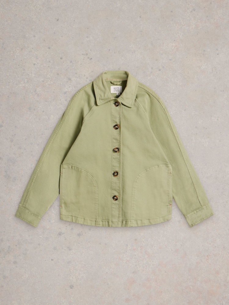 White Stuff Green Eden Denim Jacket - Image 5 of 6