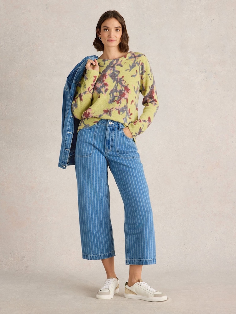 White Stuff Tia Wide Leg Crop Jeans - Imagen 1 de 6