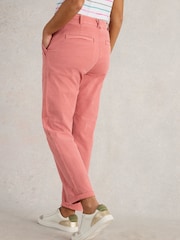 White Stuff Red Twister Chino Trousers - Image 3 of 6