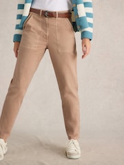 White Stuff Natural Twister Chino Trousers - Image 3 of 6