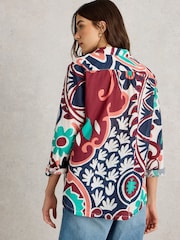White Stuff Multi Sophie 100% Organic Cotton Shirt - Image 2 of 6