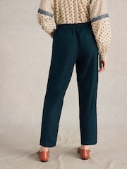 White Stuff Blue Rowena Linen Trousers - Image 3 of 6