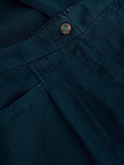 White Stuff Blue Rowena Linen Trousers - Image 6 of 6
