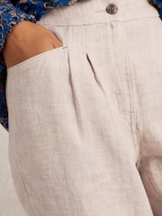 White Stuff Natural Rowena 100% Linen Trousers - Image 4 of 6