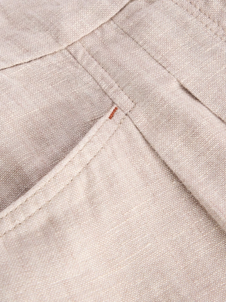 White Stuff Natural Rowena 100% Linen Trousers - Image 6 of 6