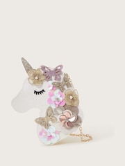 Monsoon Natural Ella Sequin Flower Unicorn Bag - Image 1 of 2