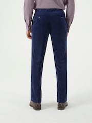 Skopes Blue Atkinson Co-ord Tailored Suit Trousers - Image 2 of 4