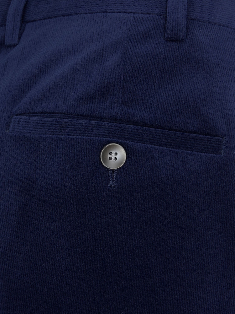 Skopes Blue Atkinson Co-ord Tailored Suit Trousers - Image 4 of 4