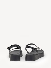 Ancient Greek Sandals Black Irida Vachetta Sandals - Image 2 of 4