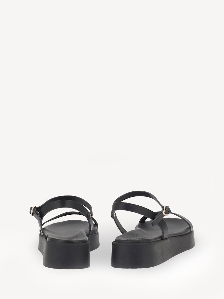 Ancient Greek Sandals Black Irida Vachetta Sandals - Image 2 of 4 Ancient Greek Sandals Black Irida Vachetta Sandals - Image 2 of 4