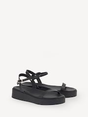 Ancient Greek Sandals Black Irida Vachetta Sandals - Image 3 of 4