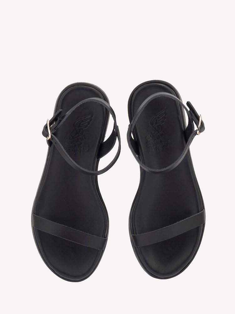 Ancient Greek Sandals Black Irida Vachetta Sandals - Image 4 of 4