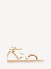 Ancient Greek Sandals Silver Tomi Vachetta Sandals - Image 1 of 4